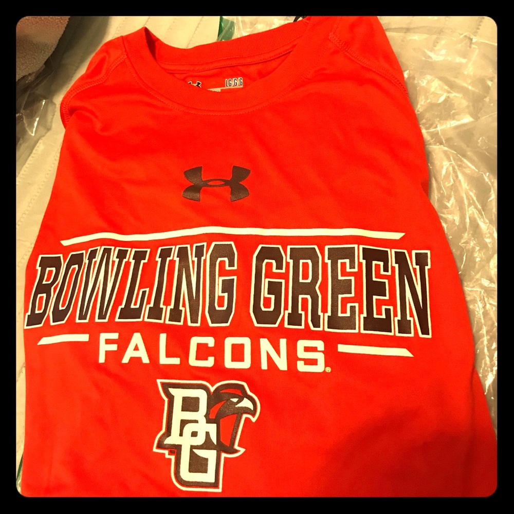 BG University Falcons Under-armor Shirt NEW!!